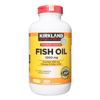Dầu cá Fish Oil Omega 3 Kirkland hỗ trợ tim mạch, bổ mắt (hộp 400 viên)