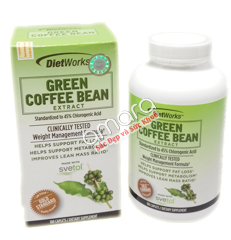 Viên giảm cân Green Coffee Bean Extract chiết xuất từ hạt cà phê xanh