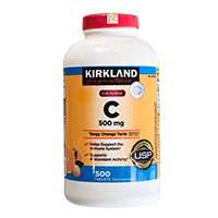 Viên uống Vitamin C 500mg Kirkland Signature chính hàng USA 100%
